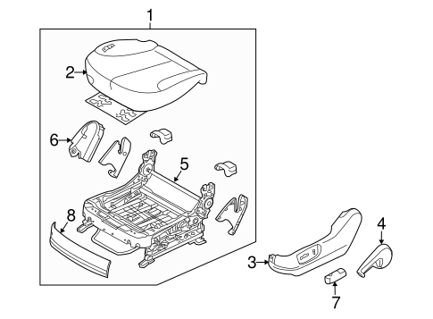 Optima FRONT SEAT COMPONENTS