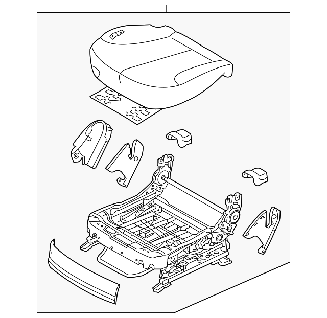 88103-2GHA1AG5 Деталь CUSHION ASSY, LEFT