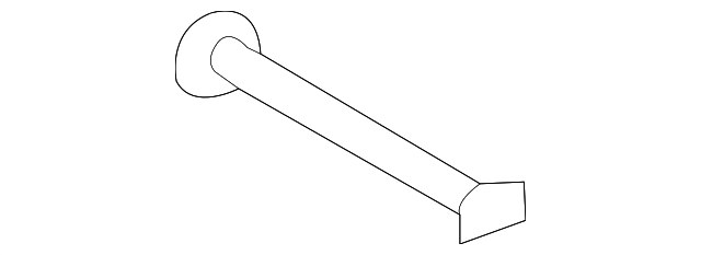 MT107344 PARK BRAKE SHOES PIN, LEFT