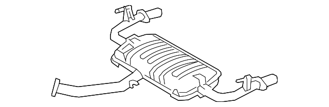 17430-36350 Деталь MUFFLER & PIPE