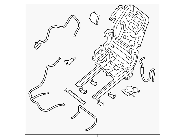 880103JA0A Деталь SEAT FRAME