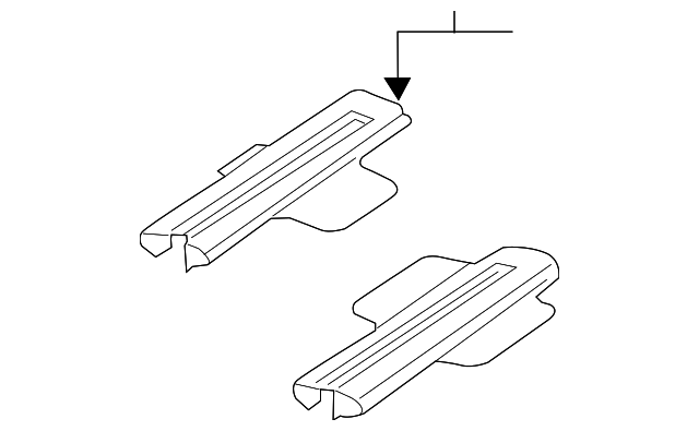 885473JA0B Деталь RAIL COVER, LEFT