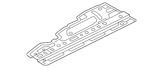 4H4-803-073-TA Деталь FRONT FLOOR PAN, LEFT