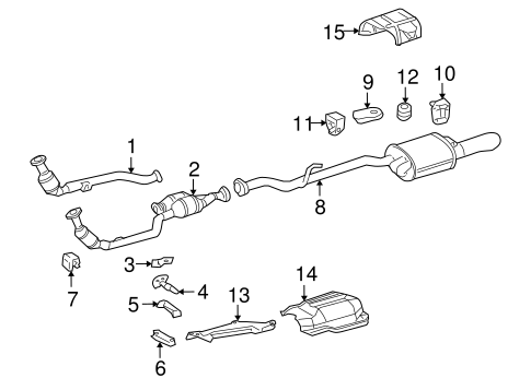 Crossfire EXHAUST COMPONENTS