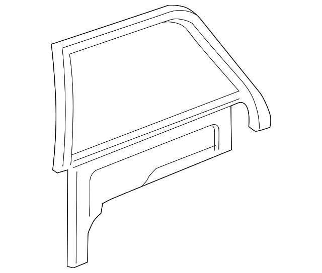 4D4-839-753-B Деталь INNER PANEL, LEFT