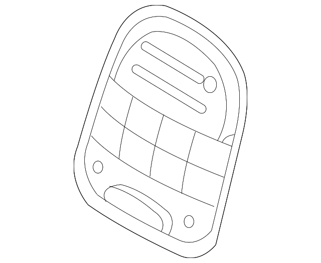 89380-4D110 Деталь SEAT BACK PANEL, RIGHT