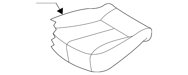 89160-4D110CS8 Деталь CUSHION COVER, LEFT