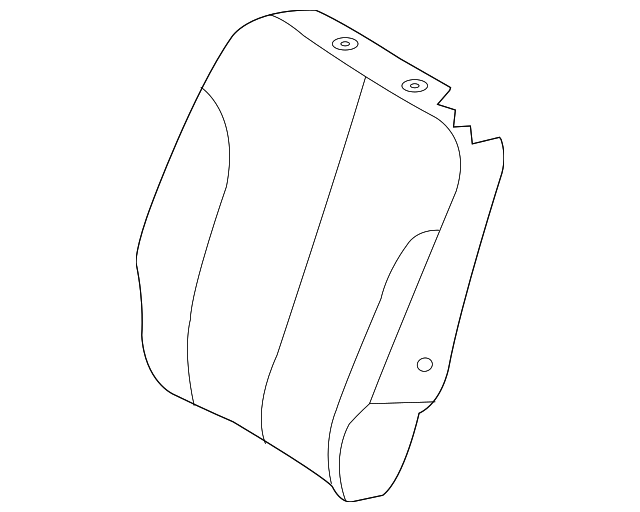 89360-4D110KS8 Деталь SEAT BACK COVER, LEFT