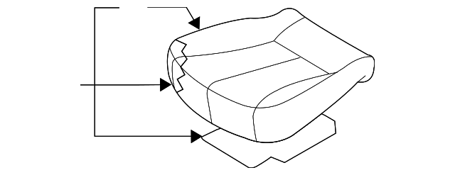 89100-4D110KS8 Деталь SEAT CUSHION, LEFT