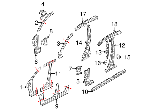 3 CENTER PILLAR 2