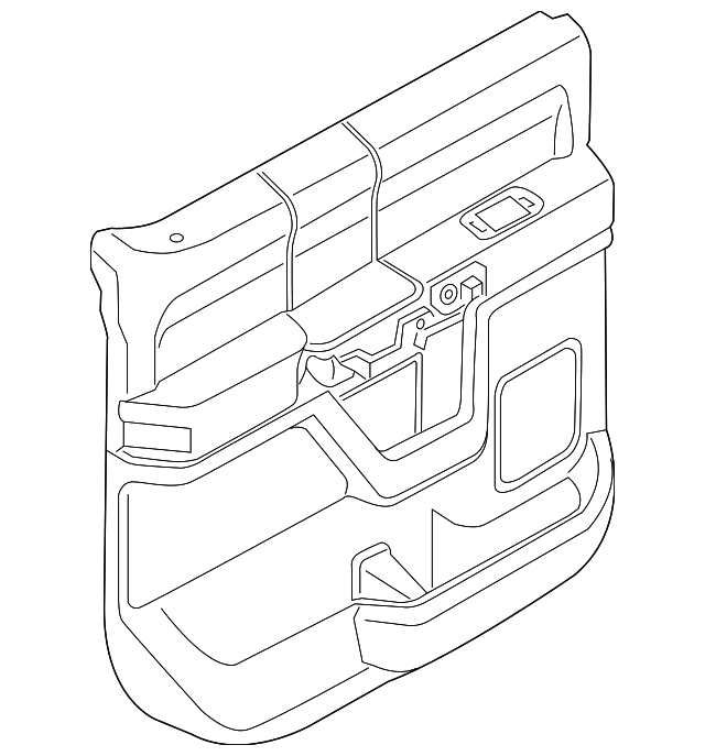 FL3Z-1627407-BB Деталь DOOR TRIM PANEL, LEFT