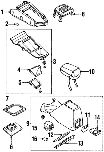 Sportage CENTER CONSOLE 2