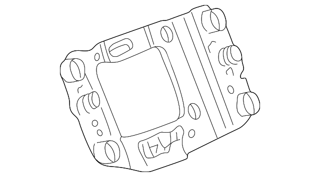 3B0-419-096 Деталь MOUNT PLATE