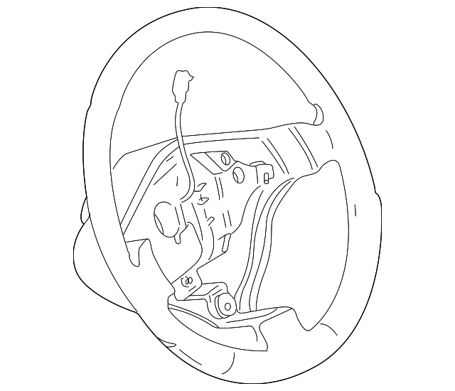3B0419091AD2WE Деталь STEERING WHEEL