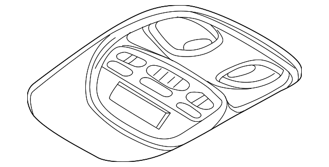 5003661AA Деталь OVERHEAD CONSOLE