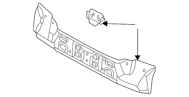 5014462AD Деталь REAR BODY PANEL