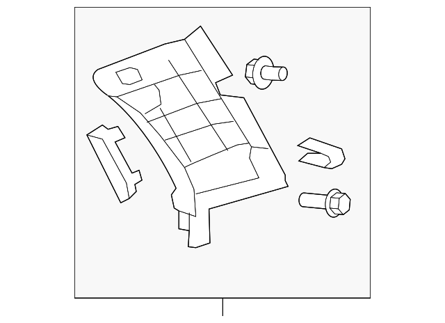 62580-0C020-C0 Деталь UPPER QTR TRIM, LEFT