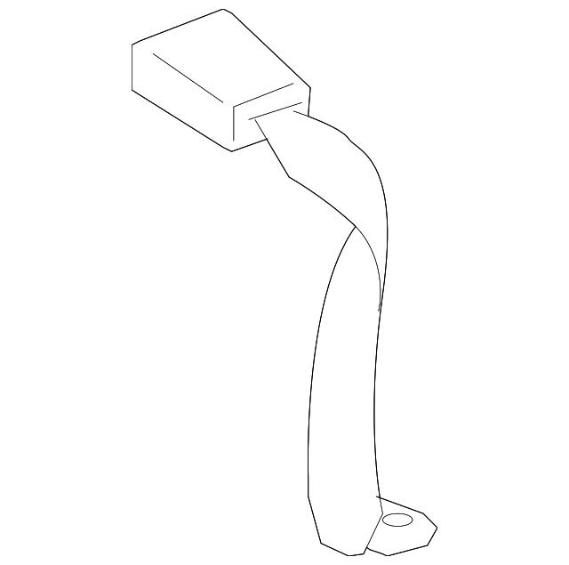 73580-48010-C0 Деталь BUCKLE END, RIGHT