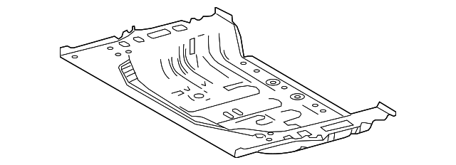 58311-78020 Деталь REAR FLOOR PAN
