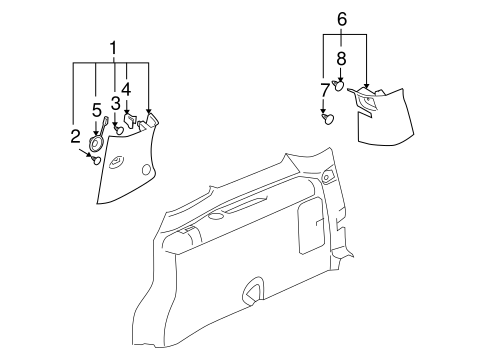 Uplander INTERIOR TRIM - SIDE PANEL 2
