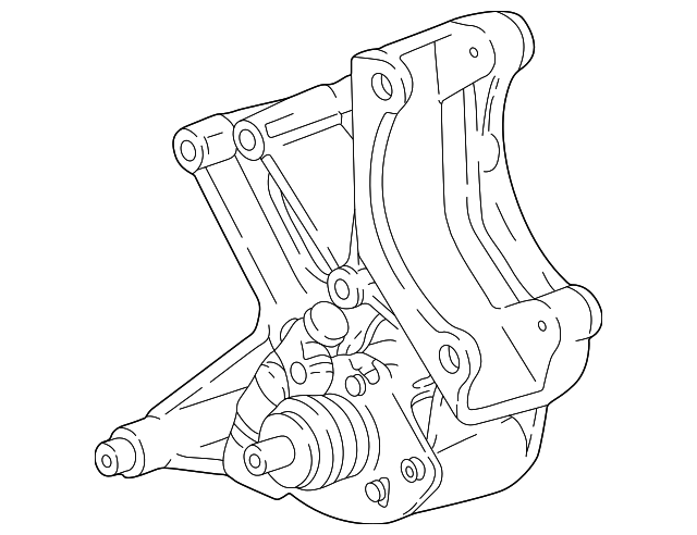 12578068 Деталь ALTERNATOR BRACKET