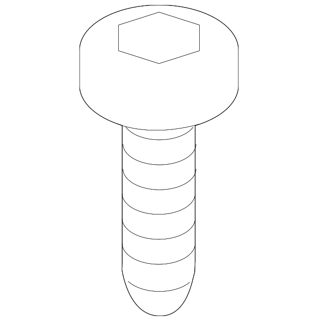 12553719 Деталь CONTROL ROD BOLT