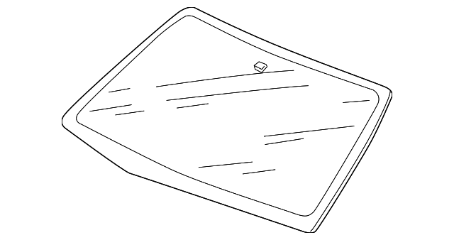 73111-SHJ-A21 GLASS SET, FR. WINDSHIELD (GREEN)(LN)