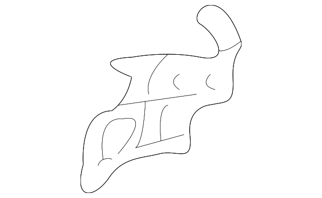 77218-48010 FILLER PIPE MOUNT PLATE