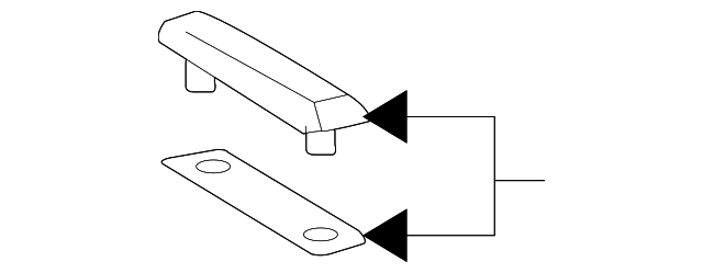 5134011AA Деталь SUNROOF GLASS UPPER PLATE