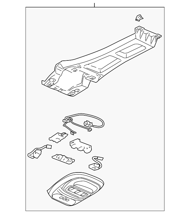 15229233 Деталь CONSOLE ASSY