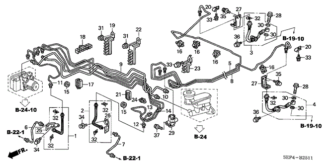 TL BRAKE LINES (VSA) (2)