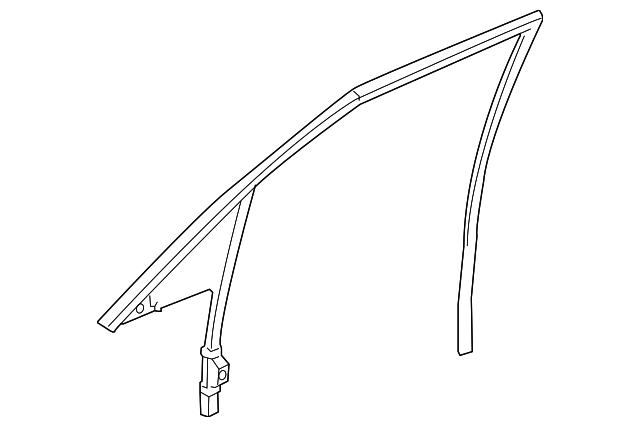 20944859 Деталь FIXED GLASS, RIGHT