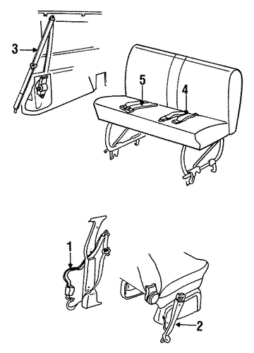 Grand Caravan FRONT SEAT BELTS