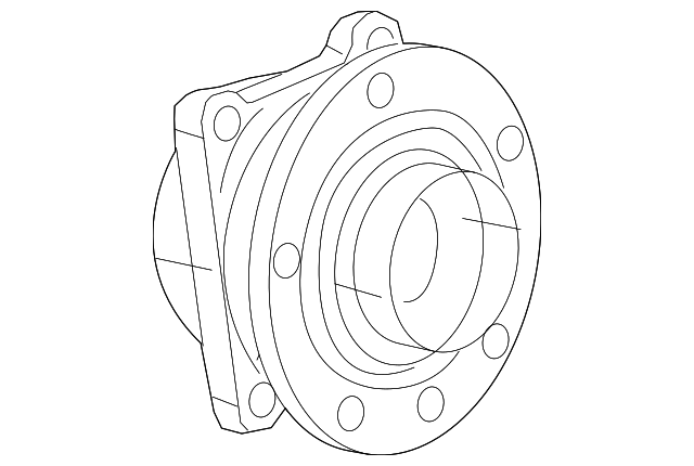 68137552AC HUB ASSY, LEFT