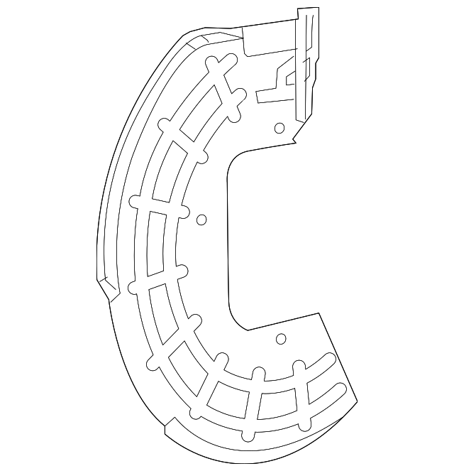 68225029AA SPLASH SHIELD, LEFT