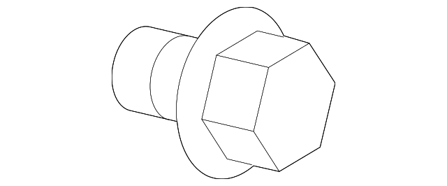 6106155AA SPLASH SHIELD BOLT, LEFT