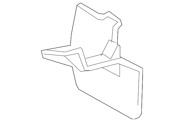 65631-0R030 FRONT PLATE, RIGHT
