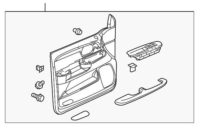 8259335260 Деталь DOOR TRIM PANEL, RIGHT