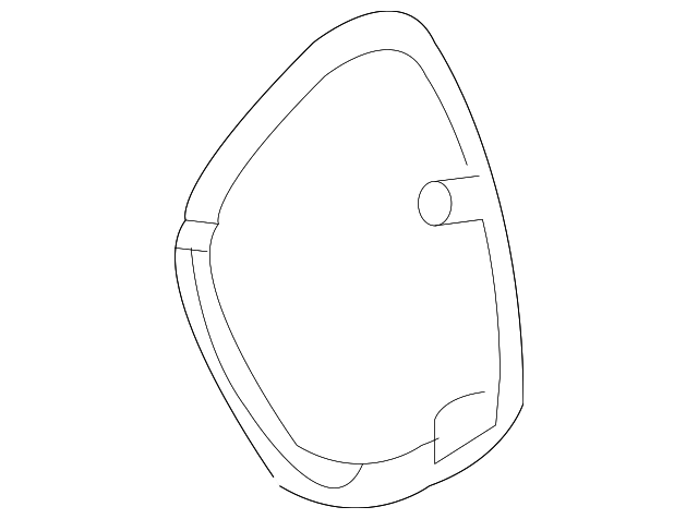 BP4K688V0B30 Деталь LID TRIM, LEFT
