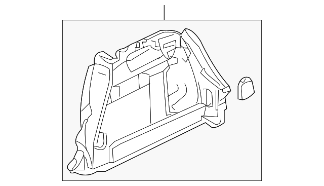BP4K68850F02 Деталь TRUNK SIDE TRIM, RIGHT