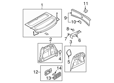 3 INTERIOR TRIM - REAR BODY