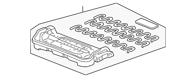 81139-SDA-A22 Деталь FRAME, FR. SEAT CUSHION