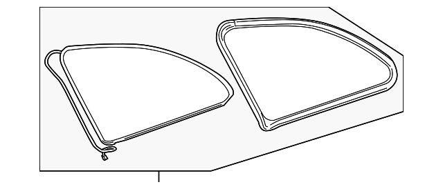 251-670-24-39 SEALING FRAME, RIGHT
