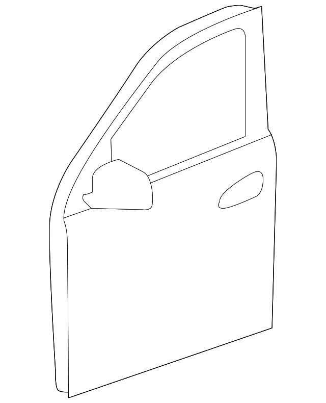 166-720-01-05 Деталь DOOR SHELL, LEFT
