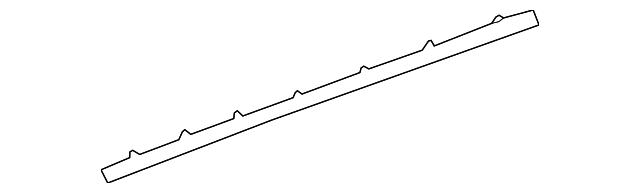 166-698-01-62 Деталь LOWER W'STRIP, LEFT
