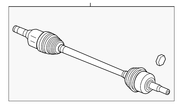 25829162 Деталь AXLE ASSY, LEFT