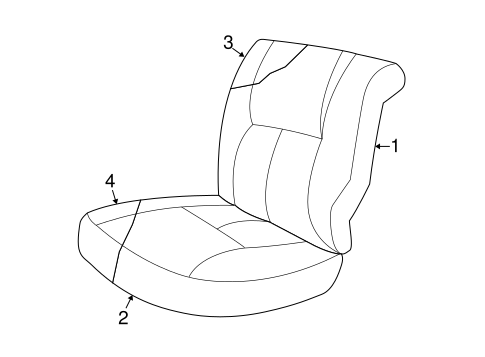 Intrepid REAR SEAT COMPONENTS