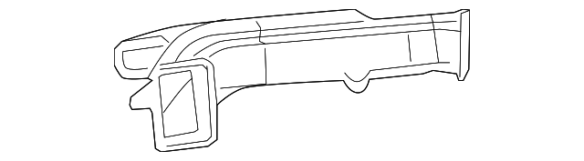 5058469AB Деталь DEFROSTER DUCT, LEFT