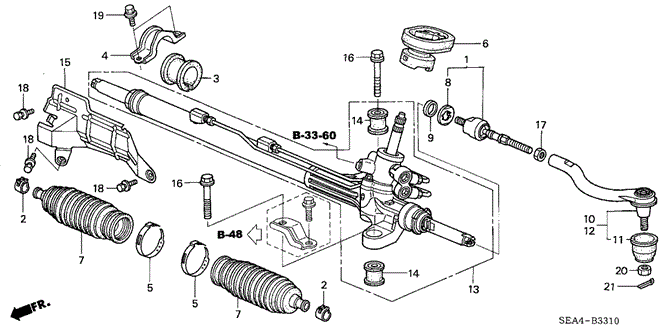TSX SEDAN P.S. GEAR BOX