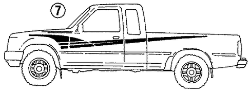 Pickup STRIPE TAPE 4